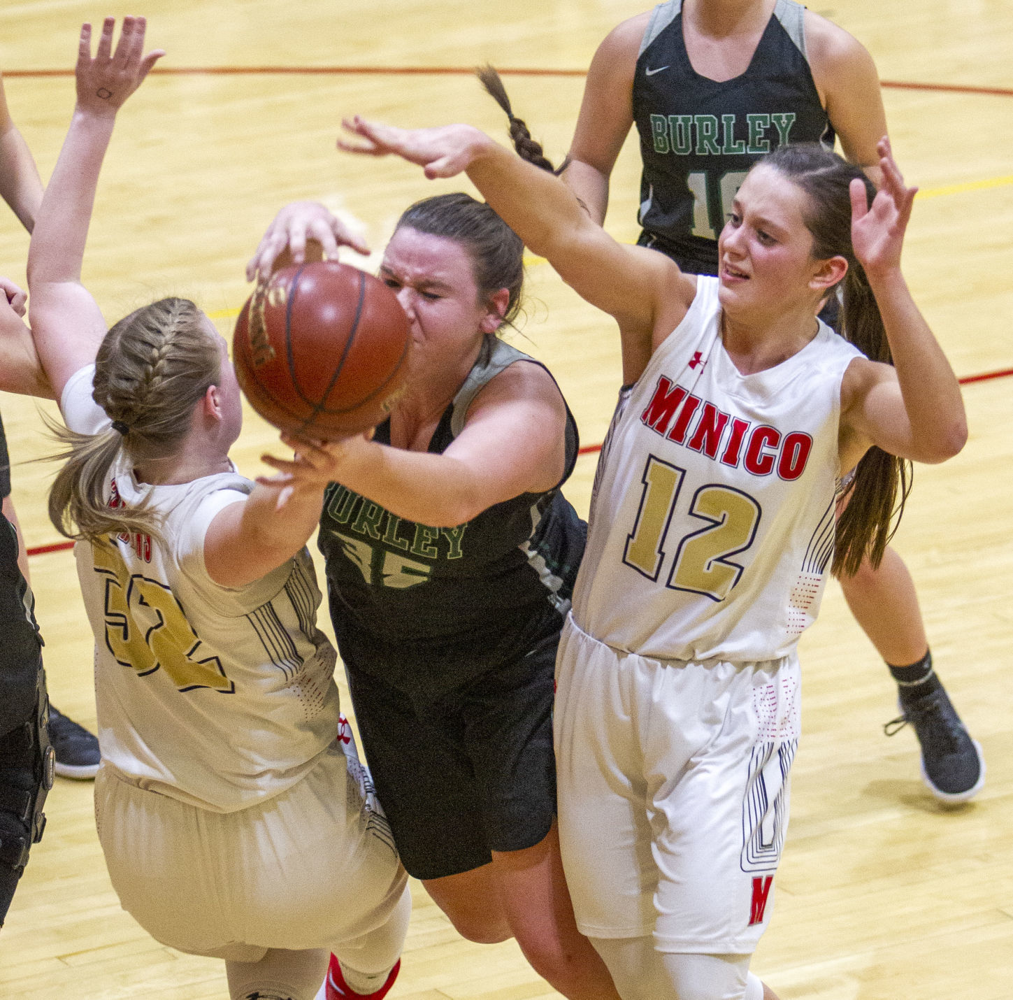 Minico vs Burley girls basketball